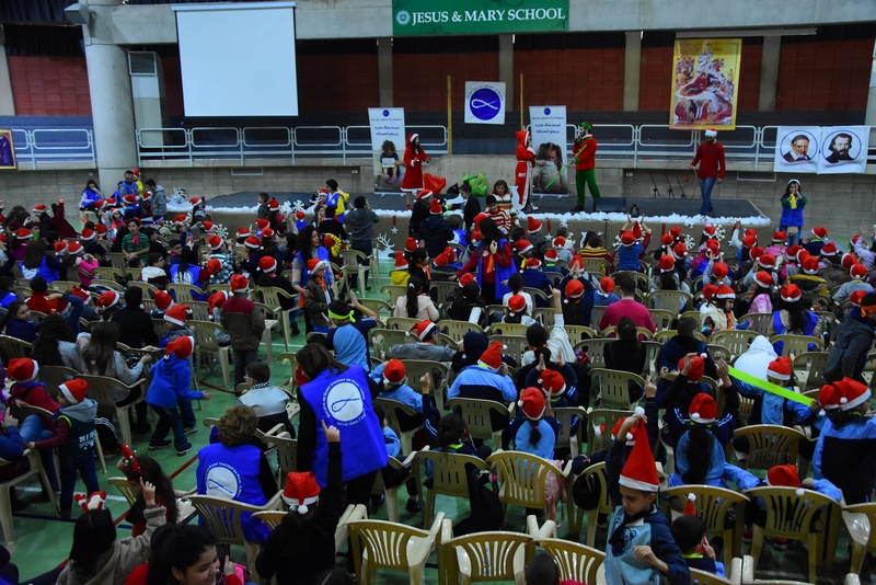 Saint Vincent de paul celebrating Christmas at Jesus & Mary school
